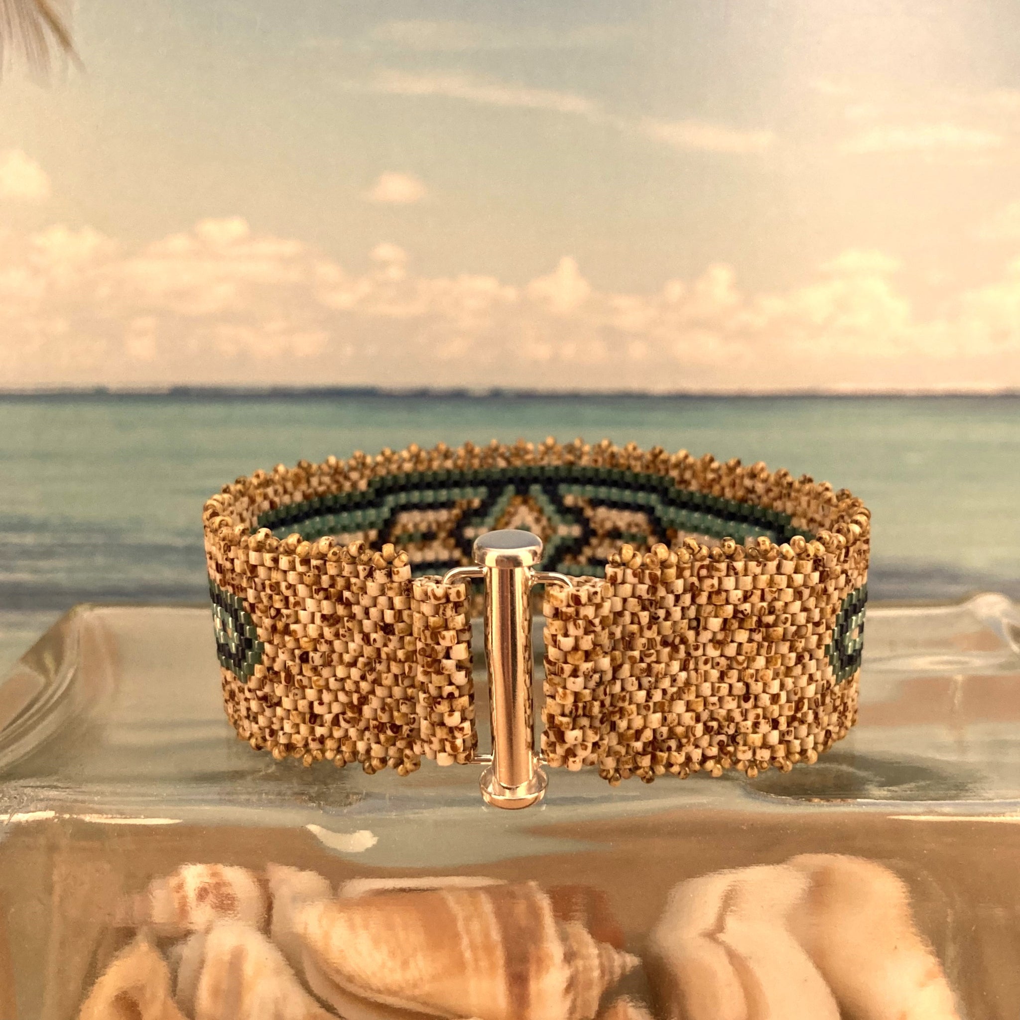 Sandy Beach Peyote Bracelet