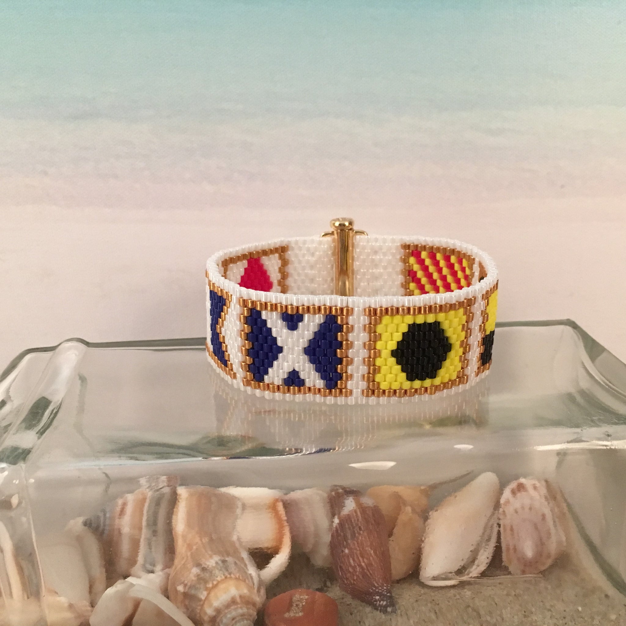 Nautical Alphabet Flag Bracelet FAMILY